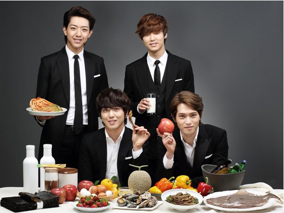 CNBLUE作為宣傳大使積極將韓國農(nóng)水產(chǎn)食品推廣到全球，公開K-Food TVC！