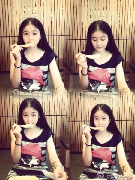 張籽沐個人資料：小小龍女張籽沐照片 于正《神雕俠侶》圖片