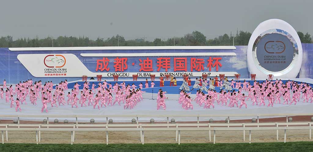 2014中國成都-溫江迪拜國際杯賽馬經典賽金激情上演
