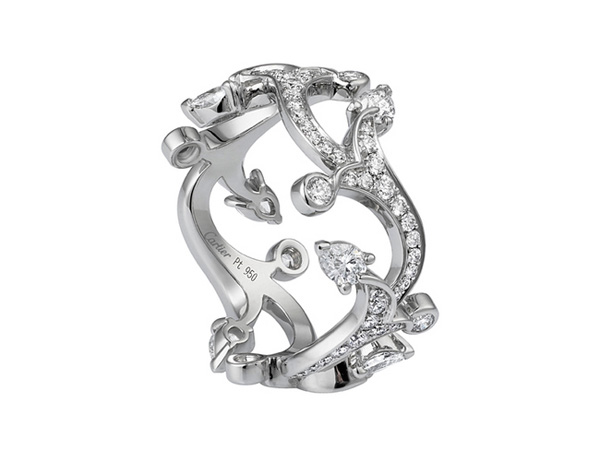 Cartier（卡地亞）四枚愛(ài)與鉆石之戒