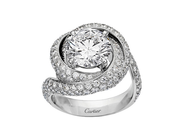 Cartier（卡地亞）四枚愛(ài)與鉆石之戒