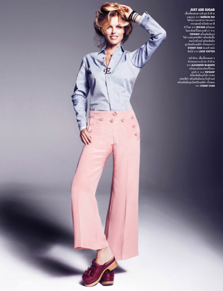 Eva Herzigova《Vogue》泰國版2014年1月號