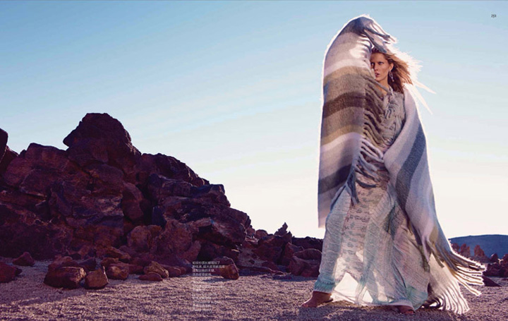 Iselin Steiro《Vogue》中國(guó)版2014年2月號(hào)