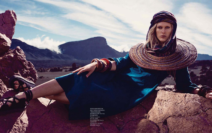 Iselin Steiro《Vogue》中國(guó)版2014年2月號(hào)