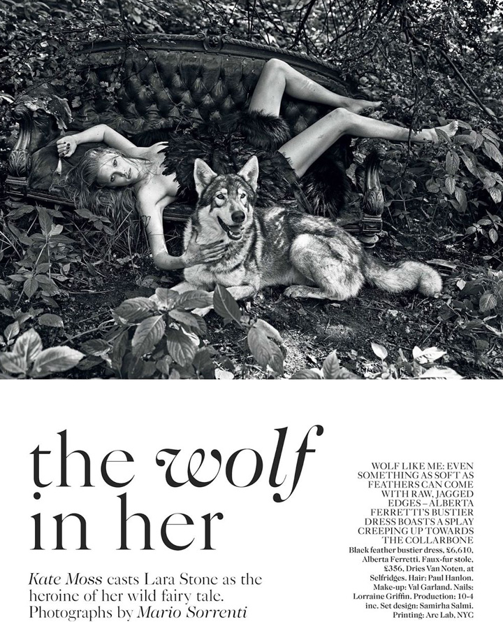 Lara Stone《Vogue》英國版2014年9月號