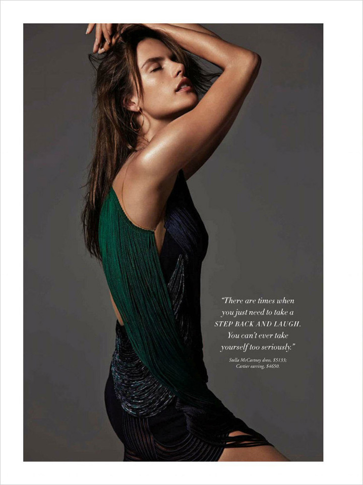 Alessandra Ambrosio《Harper’s Bazaar》澳洲版2014年10月號