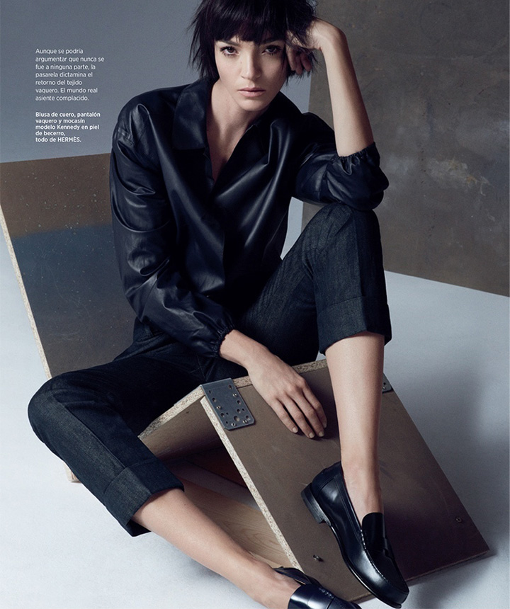 Mariacarla Boscono《Harper’s Bazaar》西班牙版2015年3月號(hào)