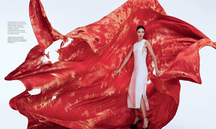 Mariacarla Boscono《Harper’s Bazaar》西班牙版2015年3月號(hào)