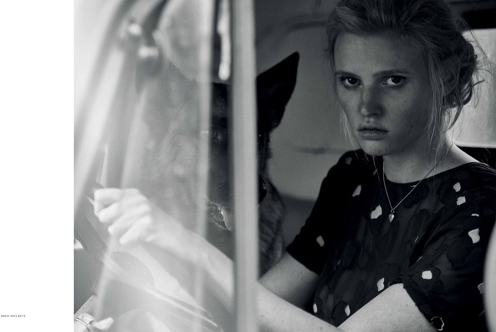 Lara Stone《Interview》雜志2015年3月號