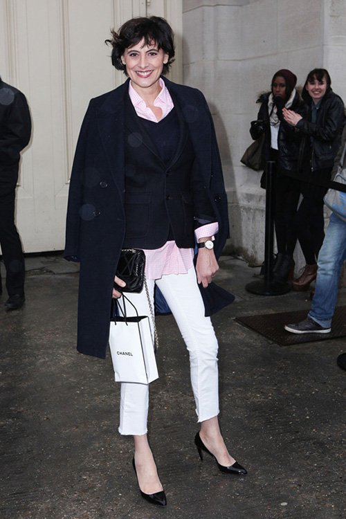Inès de la Fressange 的成熟知性美