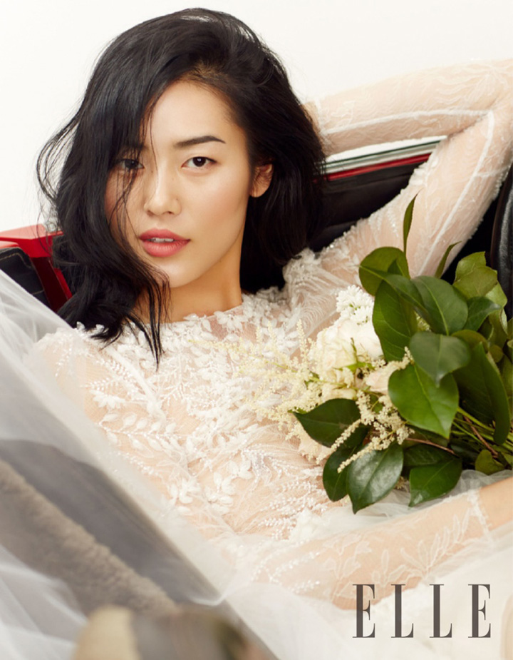 劉雯+崔始源《Elle》中國(guó)版2015年6月號(hào)
