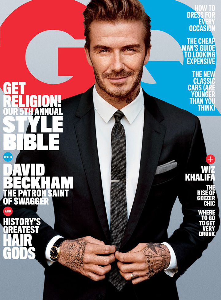 David Beckham《GQ》美國(guó)版2016年4月號(hào)