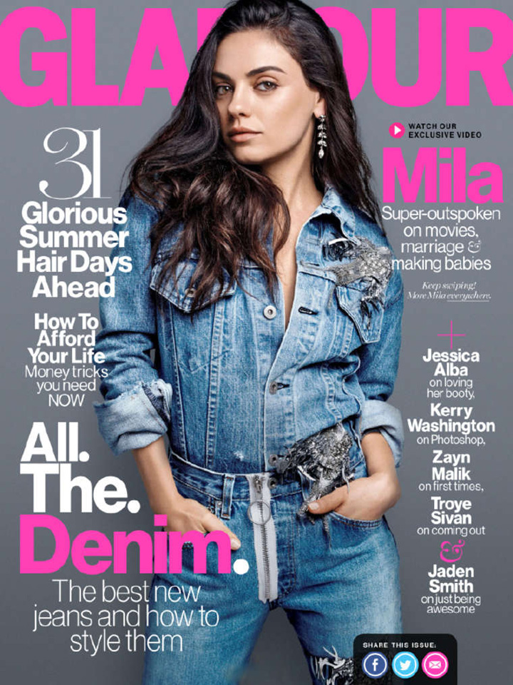 Mila Kunis《Glamour》美國版2016年8月號