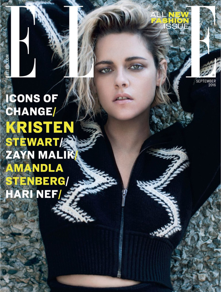 Kristen Stewart《Elle》英國版2016年9月號