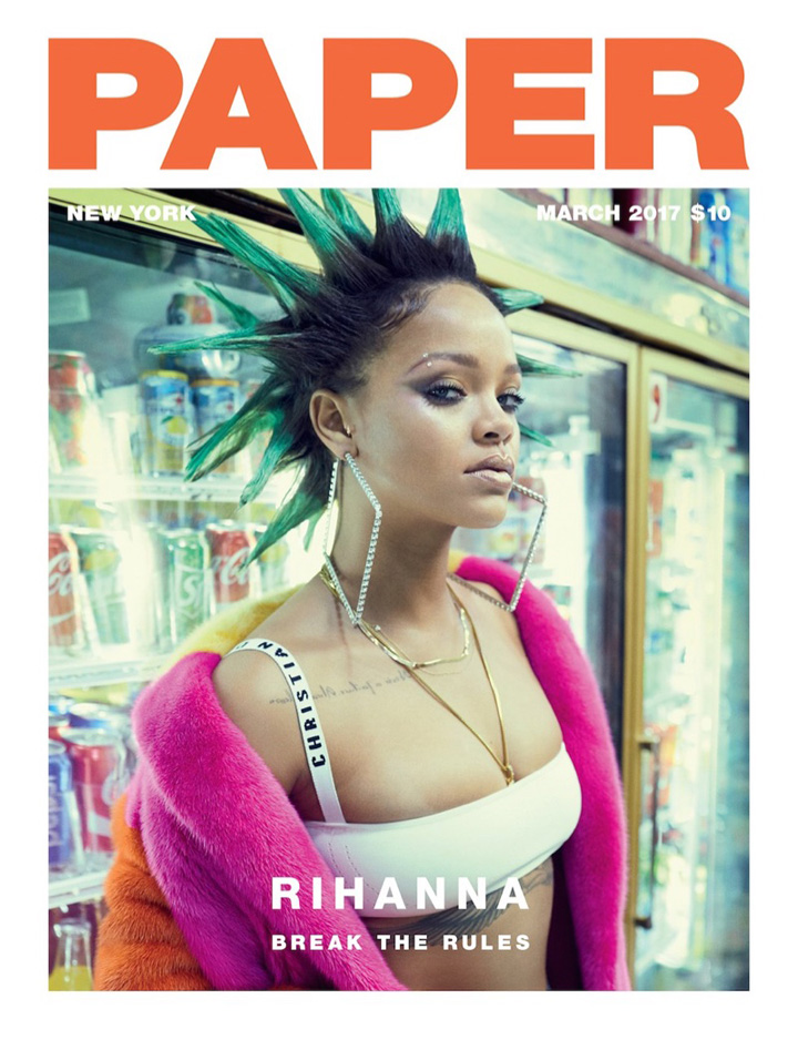 Rihanna《Paper》雜志2017年3月號(hào)