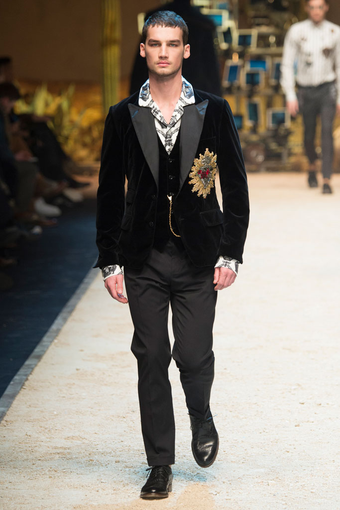 Dolce & Gabbana 2016秋冬男裝流行發布