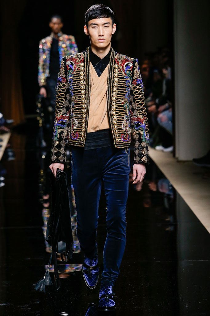 Balmain 2016秋冬男裝流行發(fā)布