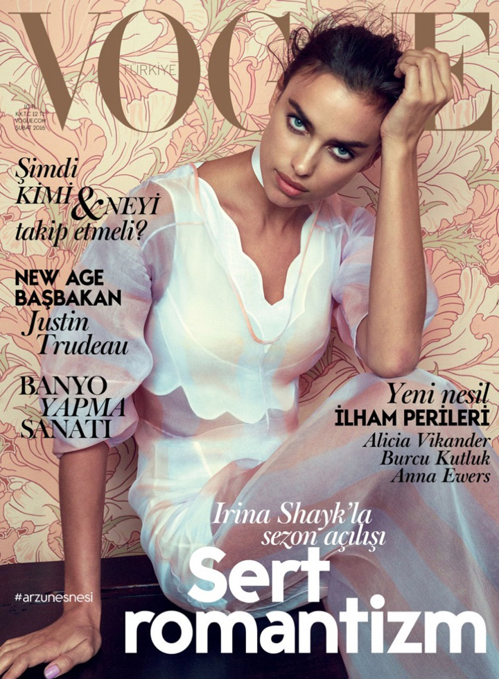 Irina Shayk《Vogue》土耳其版2016年2月號