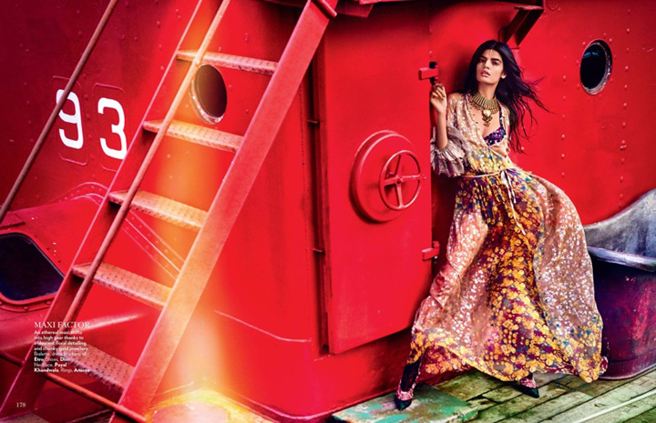 Bhumika Arora《Vogue》印度版2016年2月號(hào)