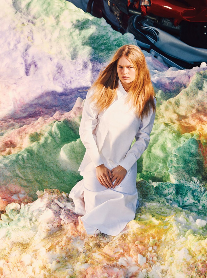 Anna Ewers《W》雜志2016年4月號