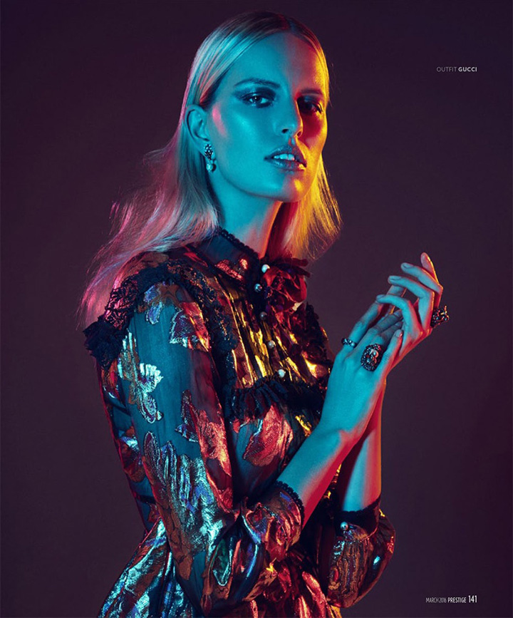 Karolina Kurkova《Prestige》雜志2016年3月號(hào)