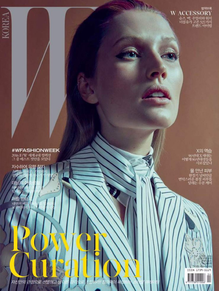 Toni Garrn《W》雜志韓國版2016年4月號