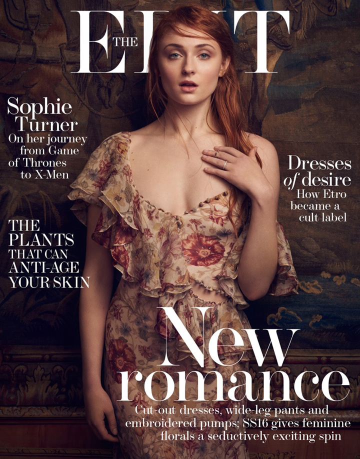 Sophie Turner《The Edit》雜志2016年4月號(hào)