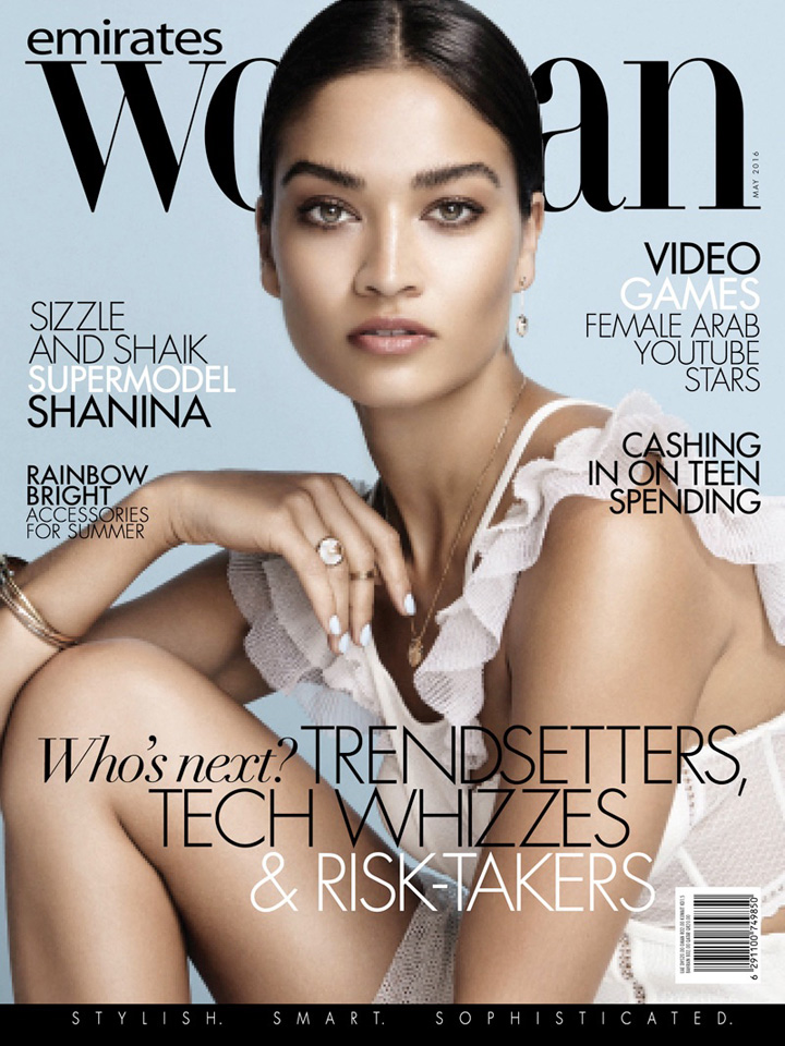 Shanina Shaik《Emirates Woman》雜志2016年5月號(hào)