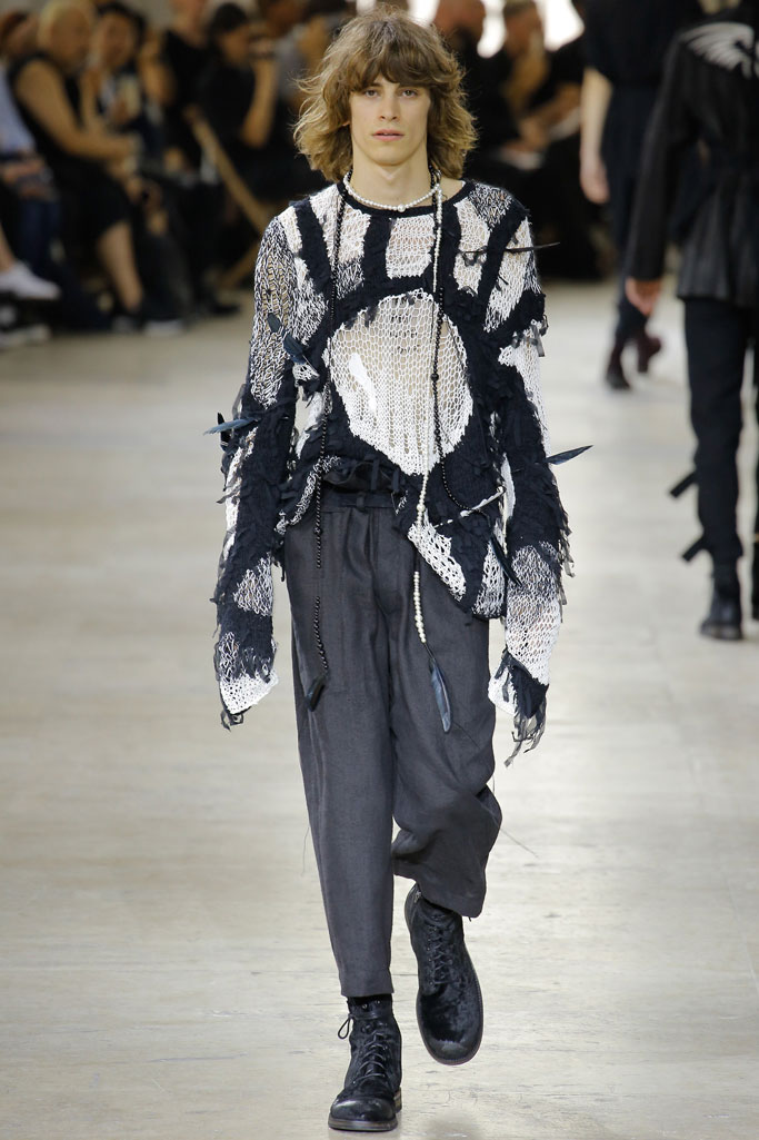 Ann Demeulemeester 2017春夏男裝流行發布