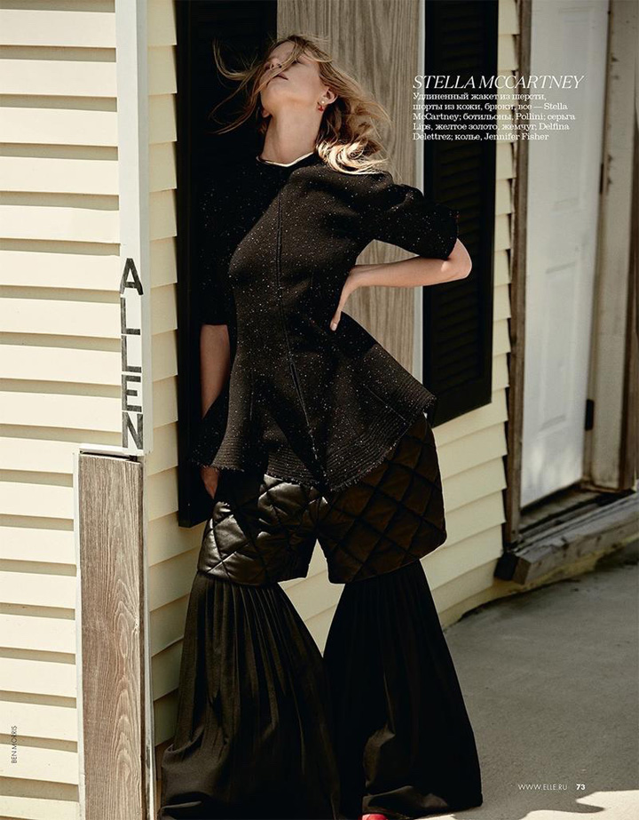 Marloes Horst《Elle》俄羅斯版2016年8月號