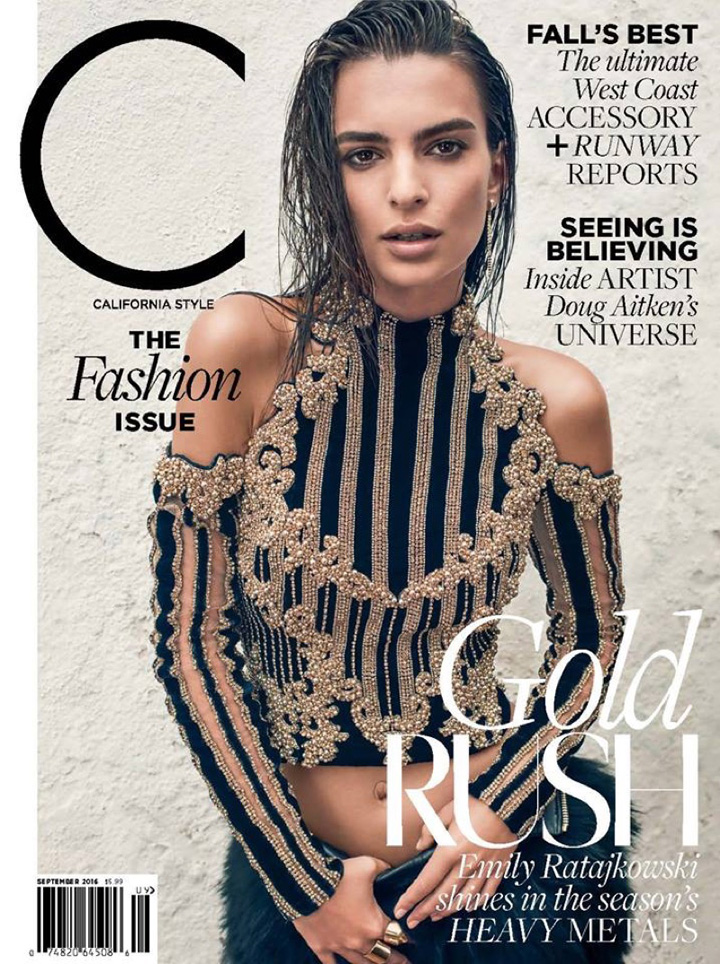 Emily Ratajkowski《C》雜志2016年9月號(hào)