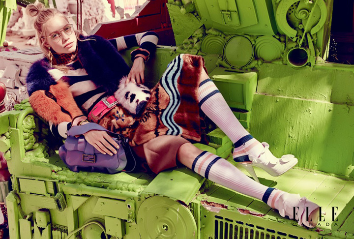 Laura Schellenberg《Elle》加拿大版2016年10月號