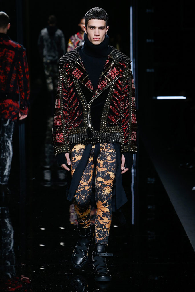 Balmain 2017秋冬男裝流行發(fā)布