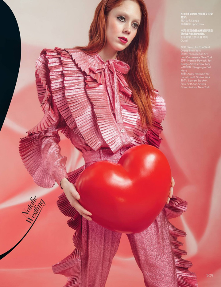Natalie Westling《Vogue》中國版2017年3月號