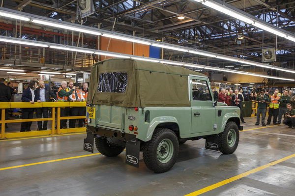 路虎宣布正式停產Defender車型