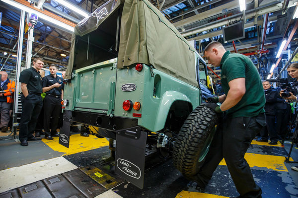 路虎宣布正式停產Defender車型