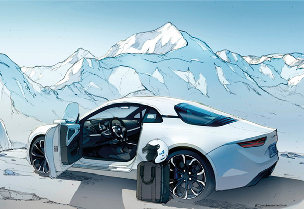 雷諾發(fā)布Alpine Vision概念車 量產車年底問世