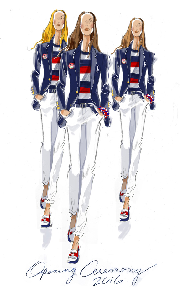Polo Ralph Lauren 發布美國奧運旗手服與開幕式制服