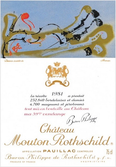 木桐藝術(shù)酒標(biāo)集結(jié)號，你想要的一張都不少！