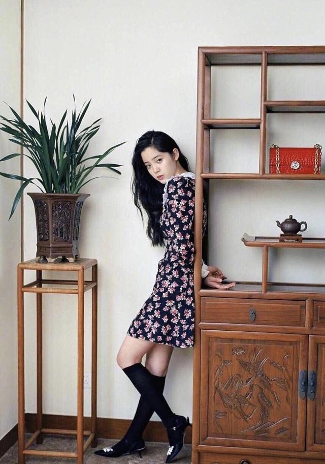 法式碎花連衣裙