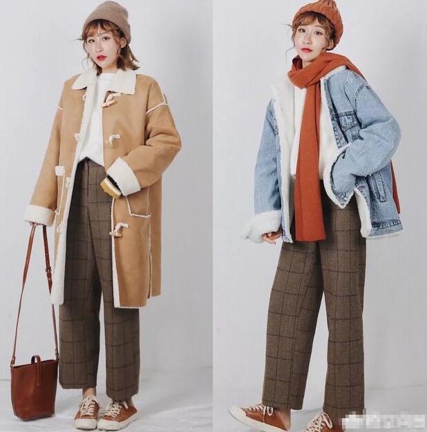 羊羔毛內的衣服