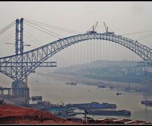 朝天門長江大橋“世界第一拱”已經合龍！