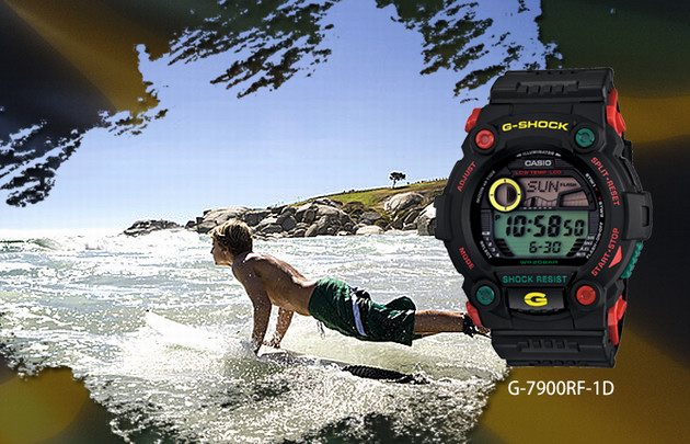 G-SHOCK推出全新系列表款Rastafarian Pack，極具牙買加民族風格特色