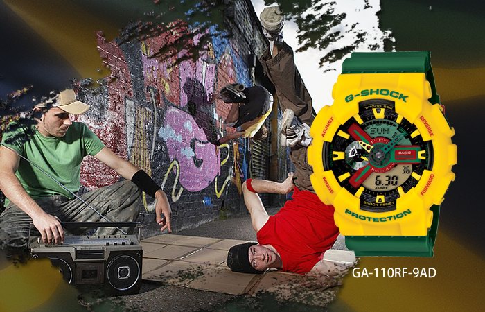 G-SHOCK推出全新系列表款Rastafarian Pack，極具牙買加民族風格特色