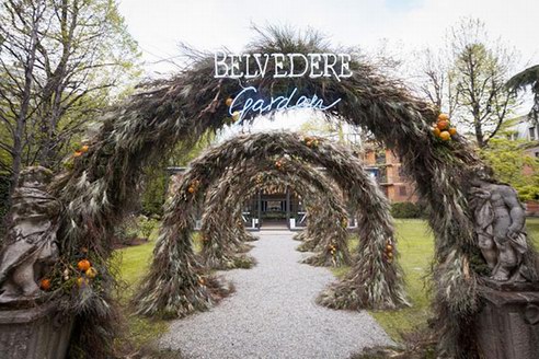 “雪樹花園”在米蘭設計周穿越至郁郁蔥蔥的夢幻花園