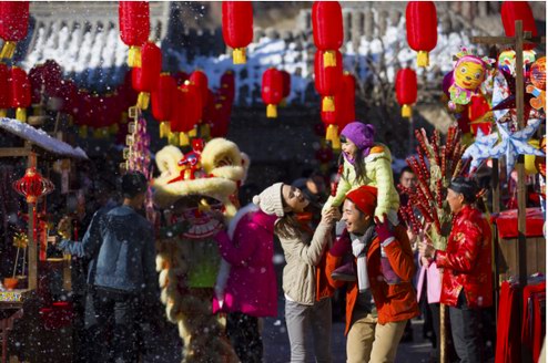 長城廟會(huì)過大年，古北水鎮(zhèn)帶你體驗(yàn)傳統(tǒng)老北京年俗
