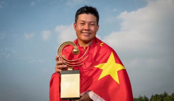 比音勒芬祝賀中國健兒林鈺鑫在亞太業余錦標賽再折桂冠