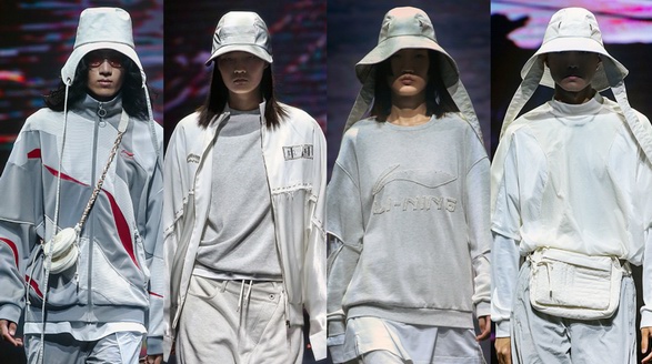 SHINE LI和李寧合作款帽飾亮相中國(guó)李寧2021春夏數(shù)字秀