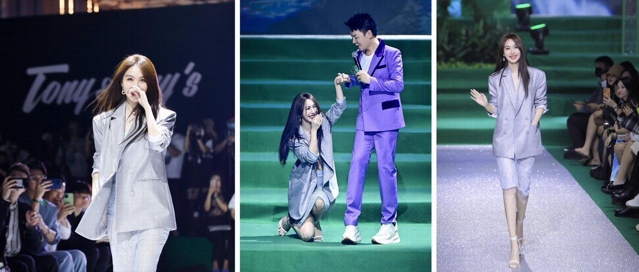 《乘風破浪的姐姐2》李菲兒現身Tony&tony’秀場，鏤空網紗裙驚艷全場！