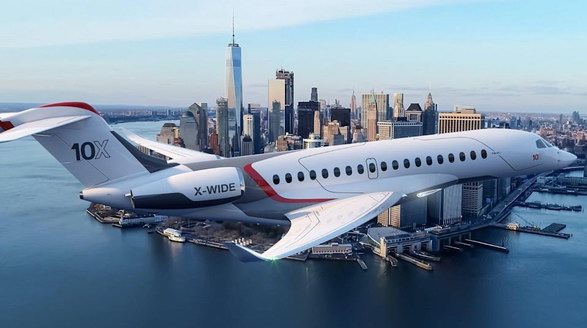 獵鷹10X：達索航空最大客艙私人飛機，將灣流和龐巴迪甩在身后